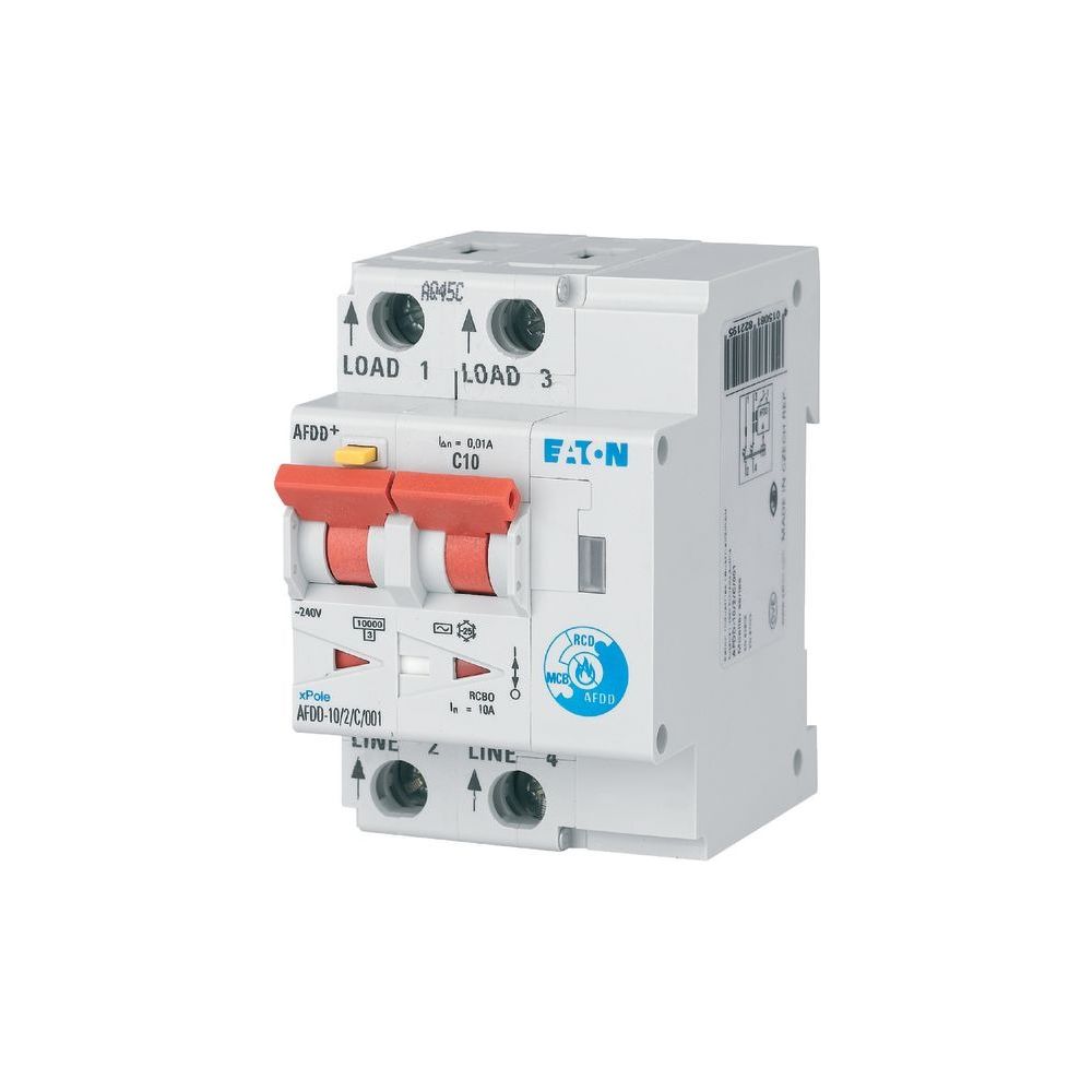 Eaton Brandschutzschalter AFDD+ AFDD-10/2/B/003-A, 2-polig, 10A, 30mA, Typ A... EATON-187168 4015081822171 (Abb. 6)