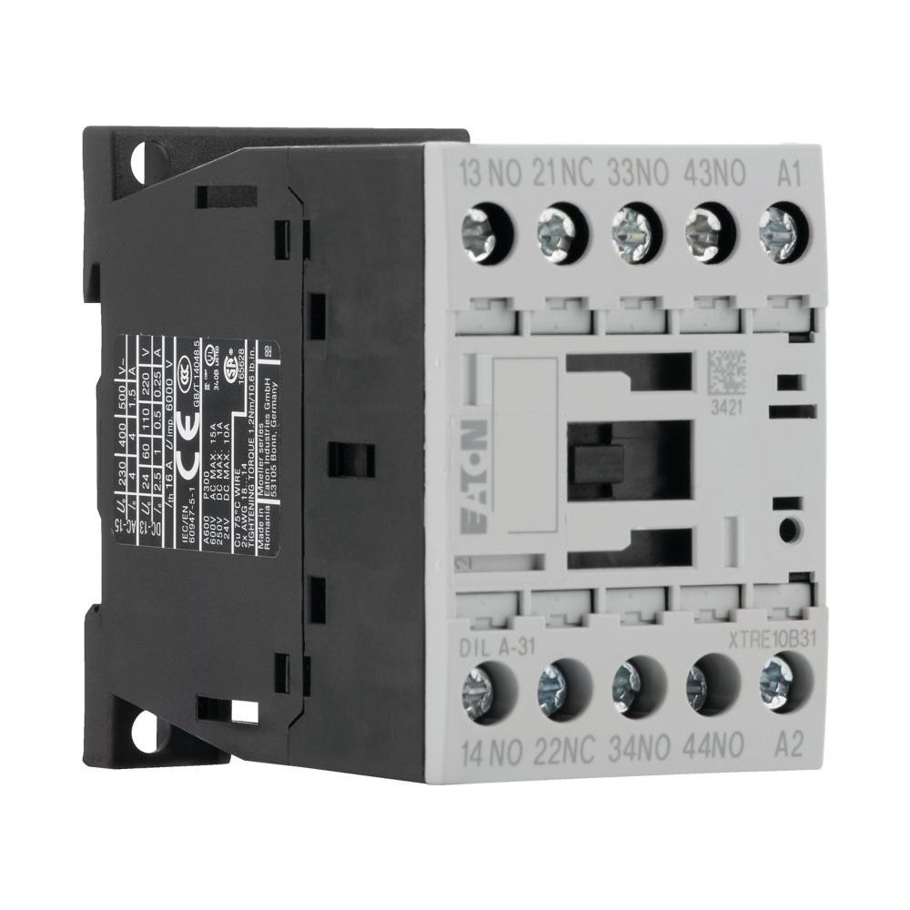 Eaton Hilfsschütz DILA DILA-31, 230V 50Hz 240V 60Hz, 3 Schließer 1 Öffner, Schraubklemmen... EATON-276364 4015082763640 (Abb. 6)