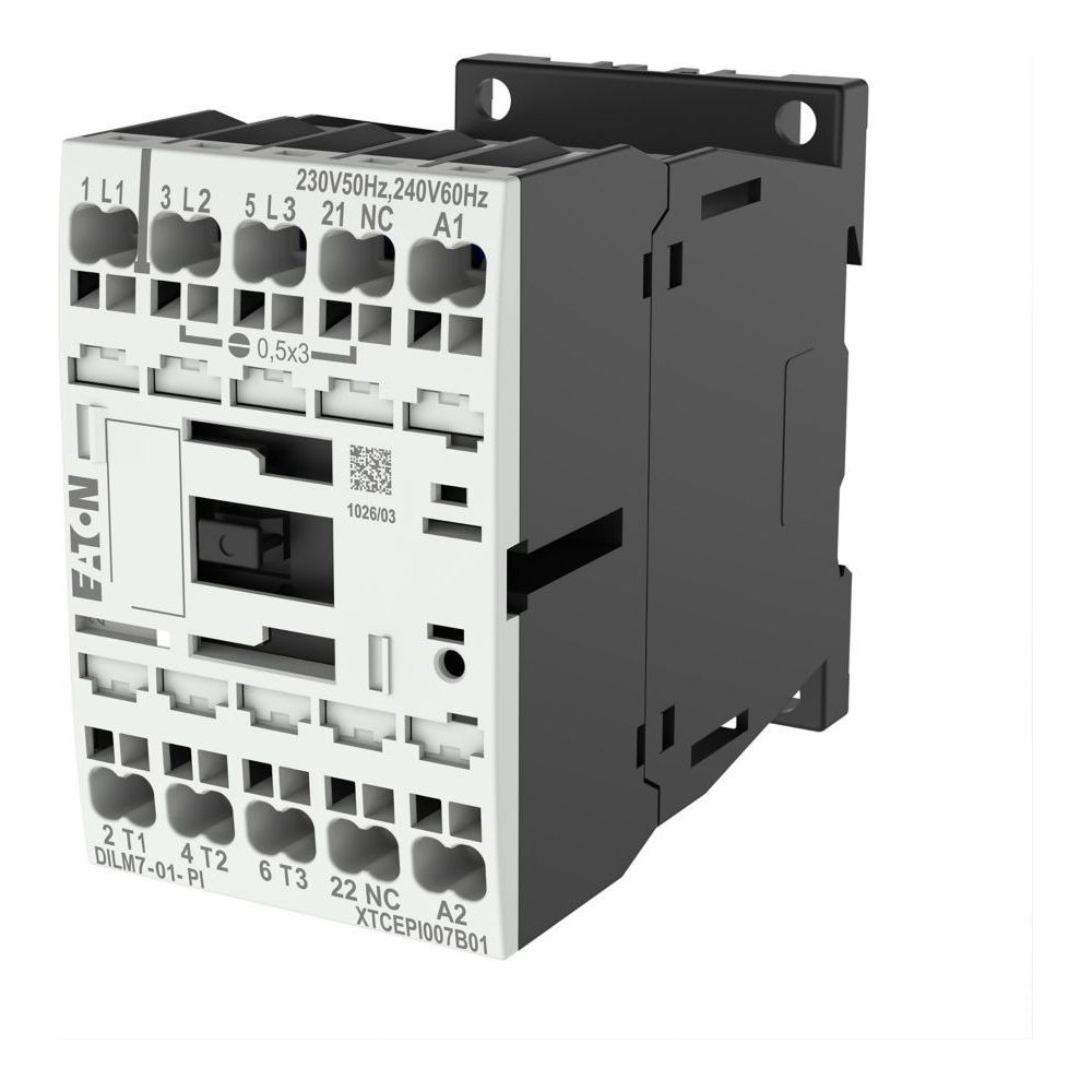 Eaton Leistungsschütz DILM DILM7-01(230V50HZ,240V60HZ)-PI, 3kW, 1 Ö, Push-in-Klemmen... EATON-199224 4015081973088 (Abb. 4)
