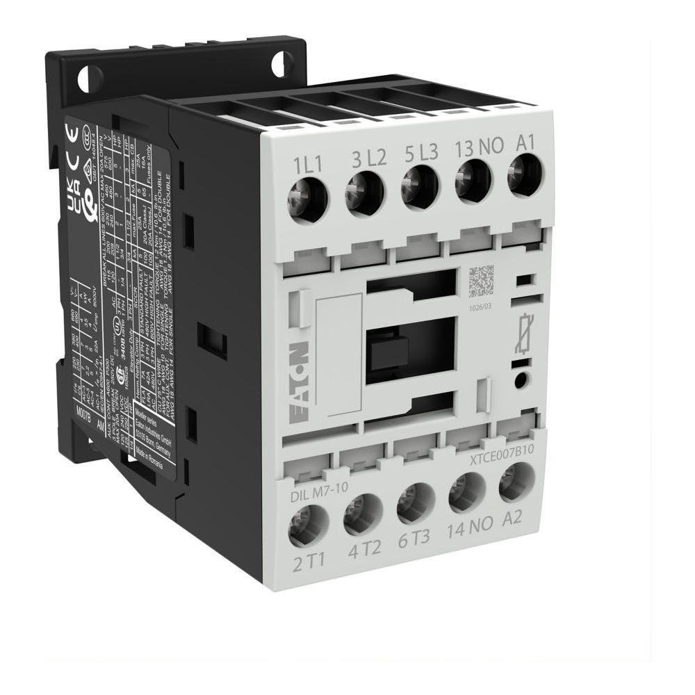 Eaton Leistungsschütz DILM DILM7-10(24VDC), 3-polig, 3kW, 24V DC, Schraubklemmen... EATON-276565 4015082765651 (Abb. 6)