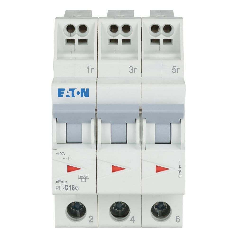 Eaton Leitungsschutzschalter xPole PLI-C16/3, 16A, 3-polig, 400V, 75,5x52,5x84mm... EATON-101321 4015081012565 (Abb. 5)