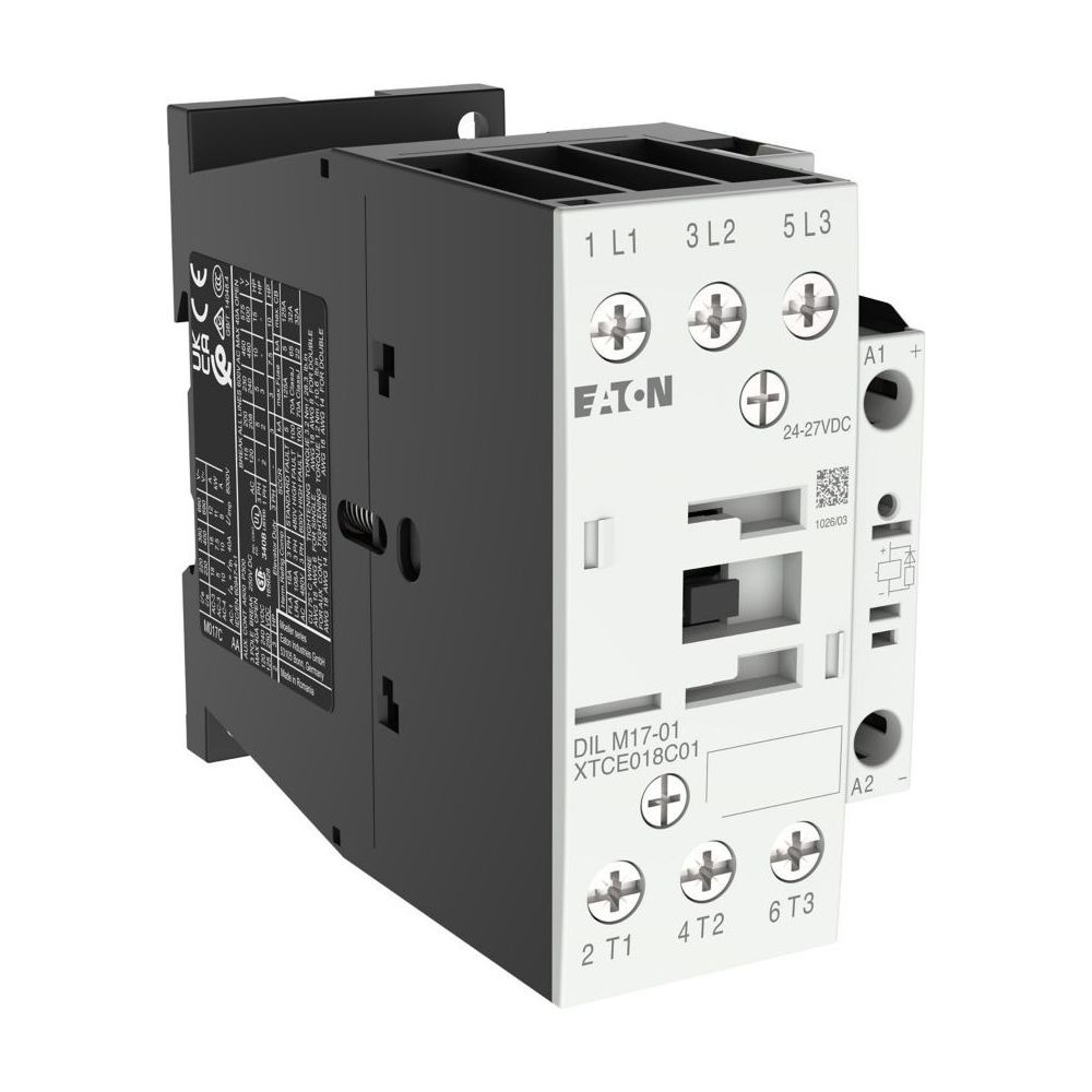Eaton Leistungsschütz DILM17-01(RDC24), 3-polig 7,5kW 1Ö, Schraubklemmen... EATON-277050 4015082770501 (Abb. 6)