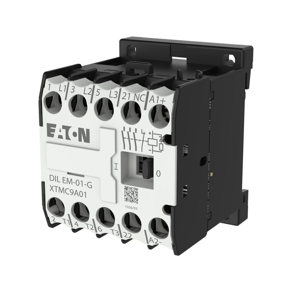 Eaton Leistungsschütz DILEM DILEM-01-G(24VDC), 4kW, 3-polig, 24V DC, 1 Ö, Schraubanschlus... EATON-010343 4015080103431 (Abb. 4)