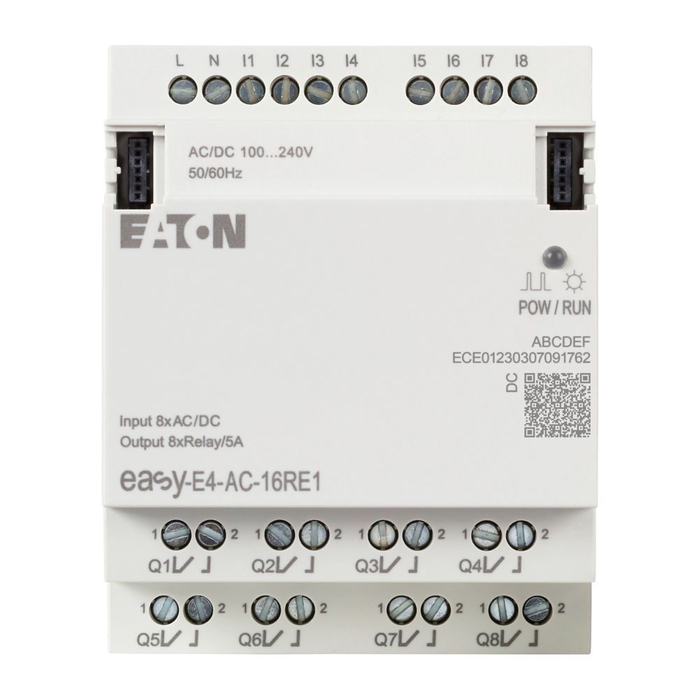 Eaton Ein-/Ausgangserweiterung easyE4 EASY-E4-AC-16RE1, 8 digitale Eingänge, 8 Relaisausg... EATON-197222 4015081939428 (Abb. 2)