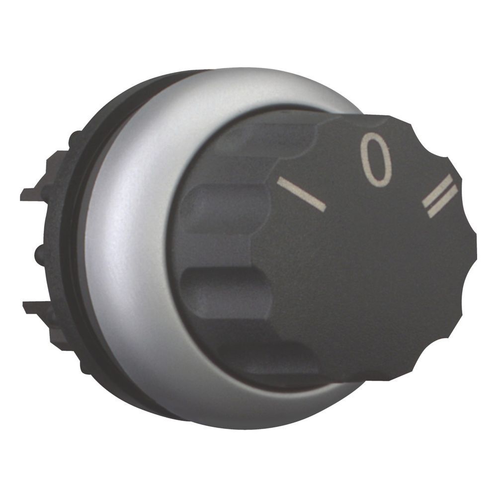 Eaton Wahlschalter M22-WR3, 3 Stellungen, Kunststoff, Titan/Schwarz... EATON-216863 4015082168636 (Abb. 6)