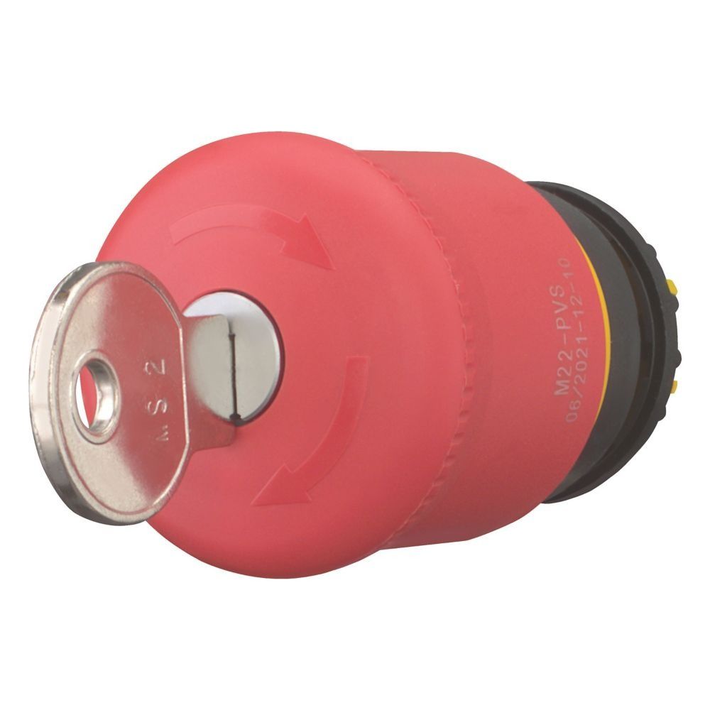 Eaton NOT-HALT-Taste RMQ-Titan M22-PVS, 38mm, Schlüssel-Entriegelung, Rot/Gelb... EATON-216879 4015082168797 (Abb. 5)