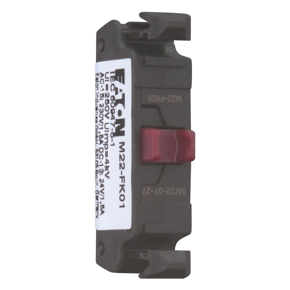 Eaton Kontaktelement M22 M22-FK01, 1 Öffner, Frontbefestigung, 10x14x40,2mm... EATON-180791 4015081759606 (Abb. 6)