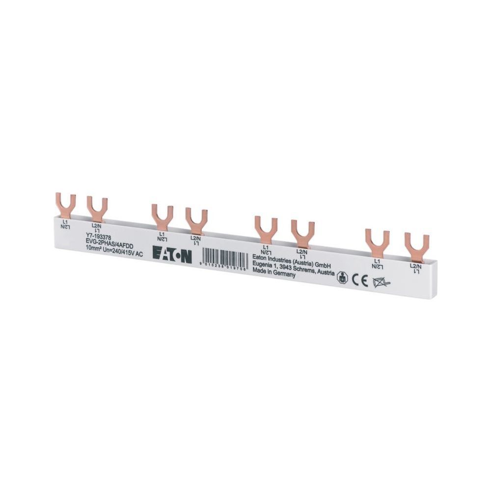 Eaton Phasenschiene EVG-2PHAS/4AFDD, 10mm2, 192x9,5x27,1mm, Isoliert... EATON-193378 9010238019706 (Abb. 3)