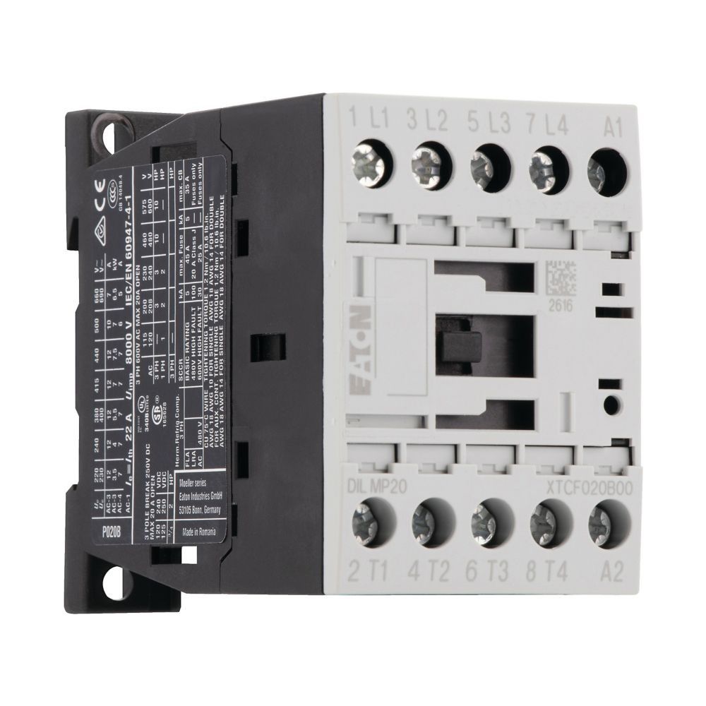 Eaton Leistungsschütz DILMP DILMP20(24VDC), 4-polig, 22A, 24V DC, Schraubklemmen... EATON-276985 4015082769857 (Abb. 2)