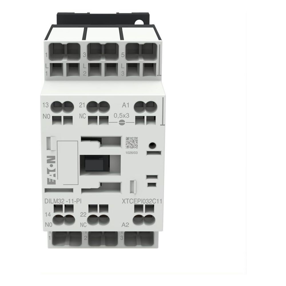 Eaton Leistungsschütz DILM32-11, 3-polig 15kW, 230V 50Hz, 240V 60Hz, 1S 1Ö, Push-in-Klemm... EATON-199289 4015081973736 (Abb. 2)