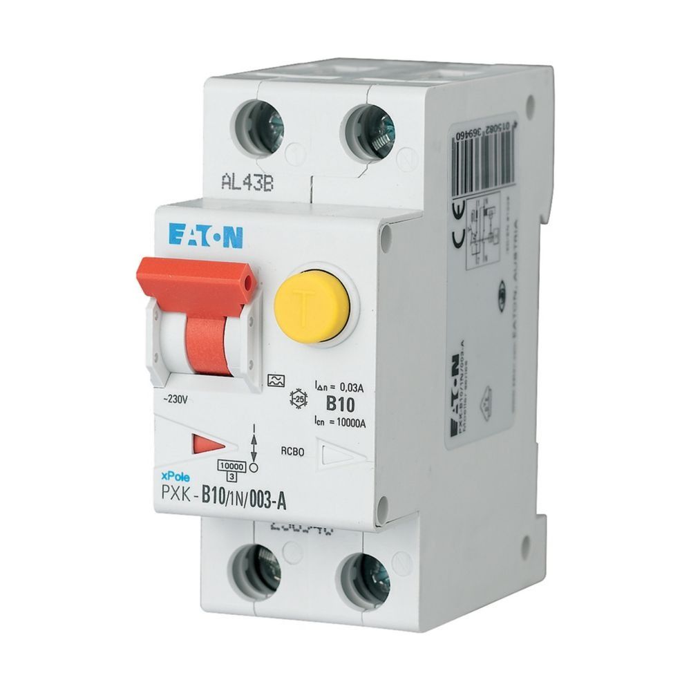 Eaton FI/LS-Schalter xPole PXK-B10/1N/003-A, 10A, 30mA, 1+N-polig, B-Charakteristik, Typ ... EATON-236946 4015082369460 (Abb. 5)