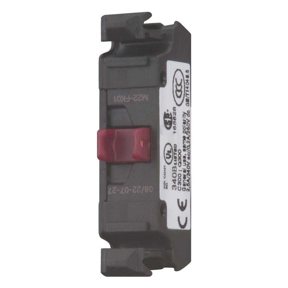 Eaton Kontaktelement M22 M22-FK01, 1 Öffner, Frontbefestigung, 10x14x40,2mm... EATON-180791 4015081759606 (Abb. 4)