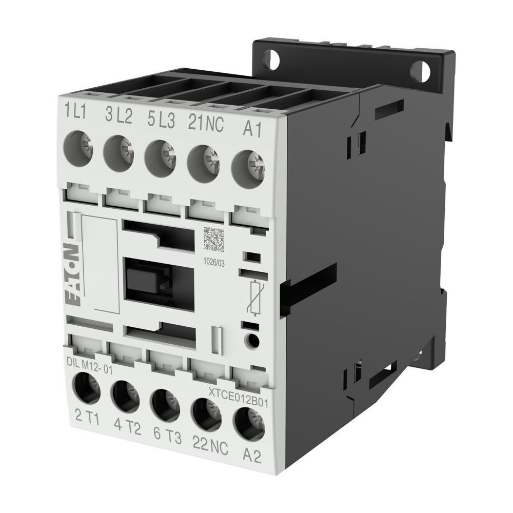 Eaton Leistungsschütz DILM DILM12-01(24VDC), 3-polig 5,5kW, 1 Öffner, 24V DC, Schraubklem... EATON-276880 4015082768805 (Abb. 4)