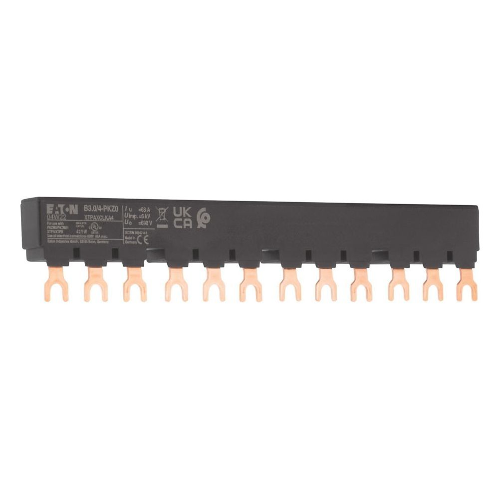 Eaton Drehstromschienenblock B3.0/4-PKZ0, 3-polig, 182mm, Schwarz... EATON-063960 4015080639602 (Abb. 6)