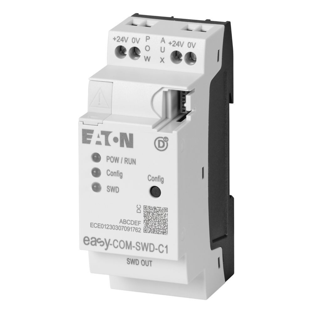 Eaton Kommunikationsmodul easyE4 EASY-COM-SWD-C1, 24Vdc, 90x36x58mm... EATON-199452 4015081978434 (Abb. 4)