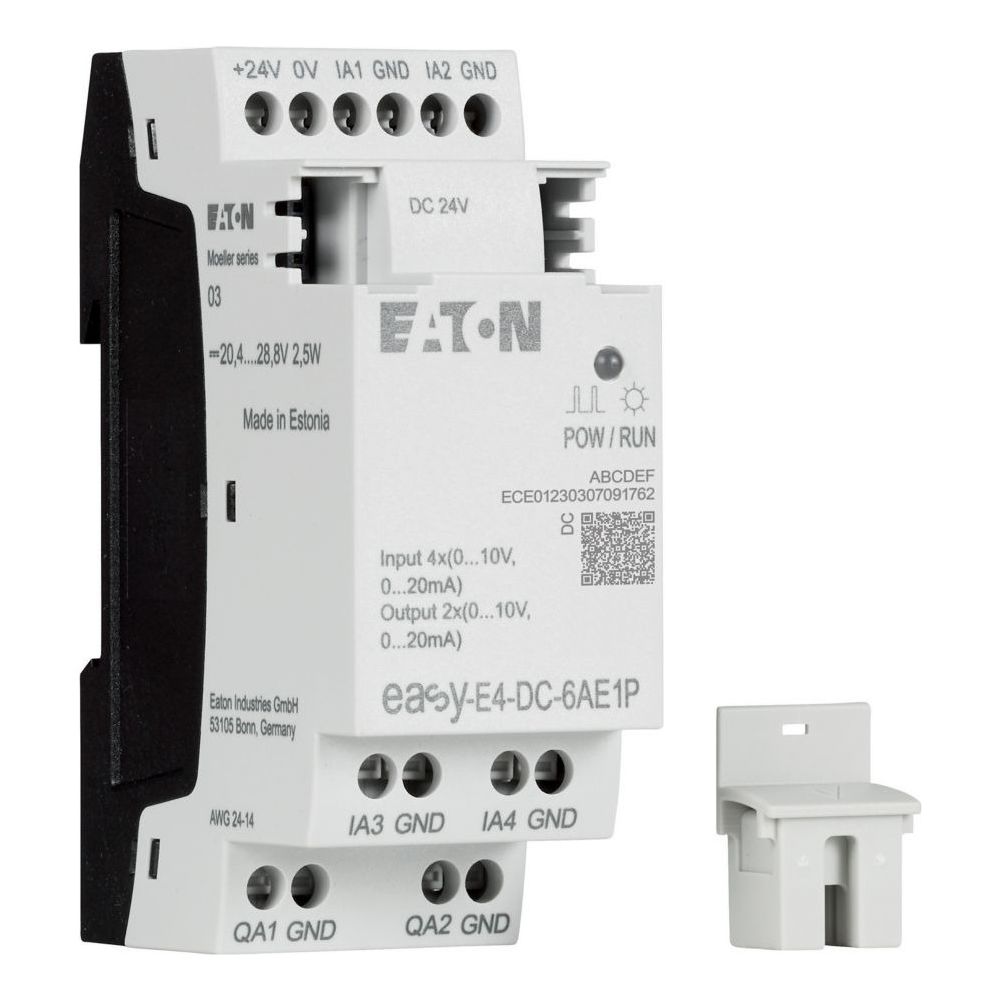Eaton Ein-/Ausgangserweiterung easyE4 EASY-E4-DC-6AE1P, 24V DC, 4 Analogeingänge, 2 Analo... EATON-197516 4015081940943 (Abb. 3)
