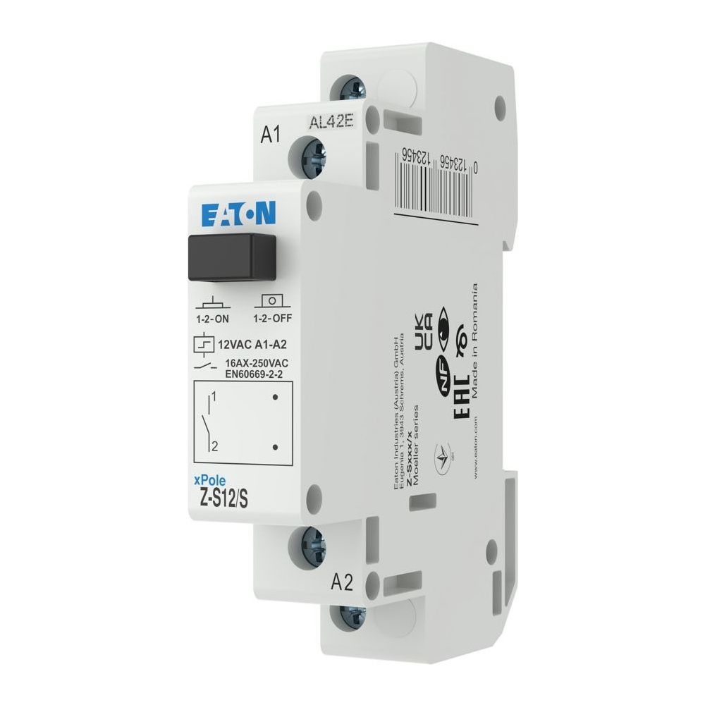 Eaton Stromstoßschalter Z-S12/S, 12V AC, 16A, 1S, 1TE... EATON-265266 4015082652661 (Abb. 5)