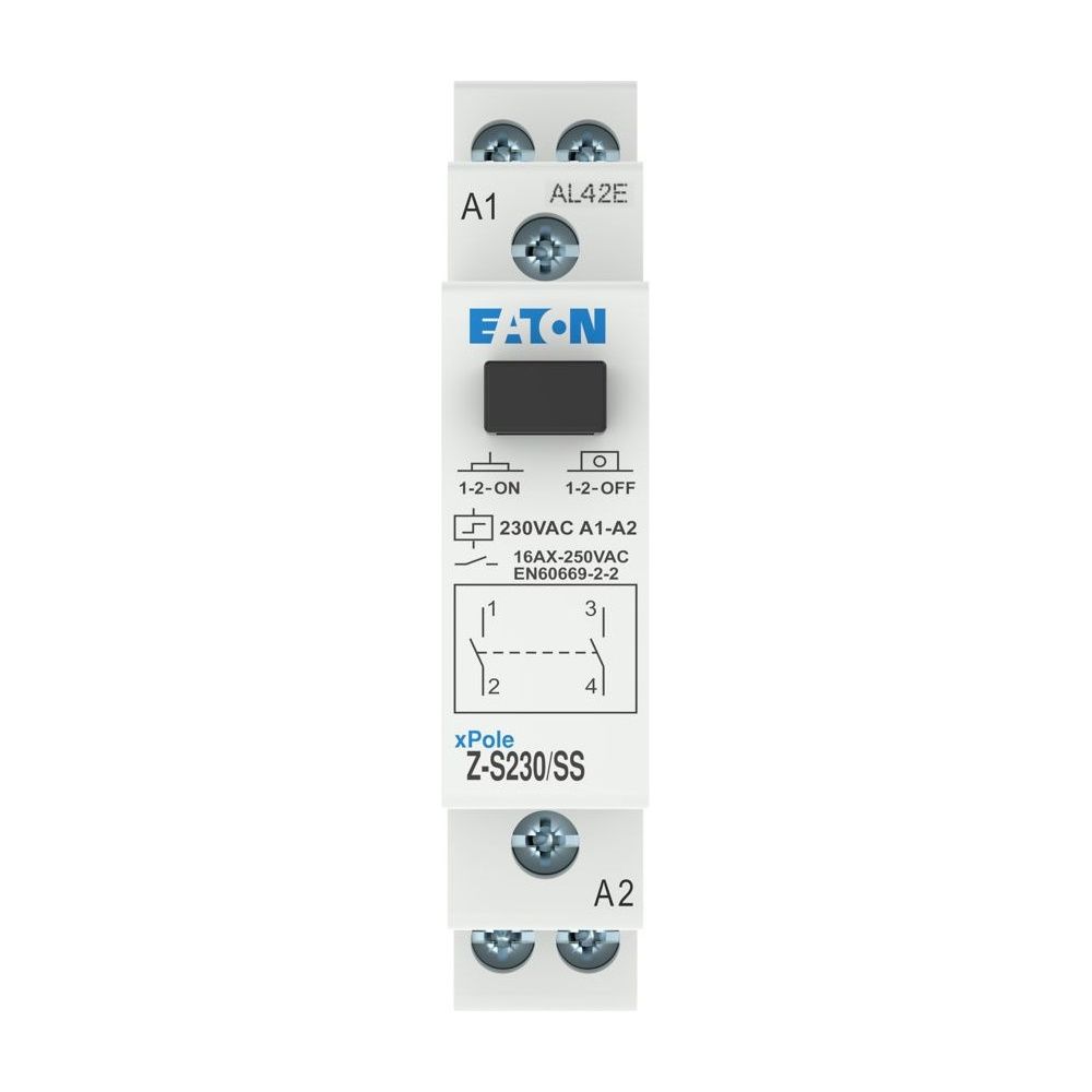 Eaton Stromstoßschalter Z-S230/SS, 230V 16A 2S, 70x17,5x80mm... EATON-265271 4015082652715 (Abb. 4)