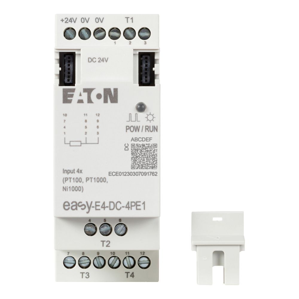 Eaton Ein-/Ausgangserweiterung easyE4 EASY-E4-DC-4PE1, 24V DC, 4 analoge Eingänge, Schrau... EATON-197224 4015080892854 (Abb. 2)