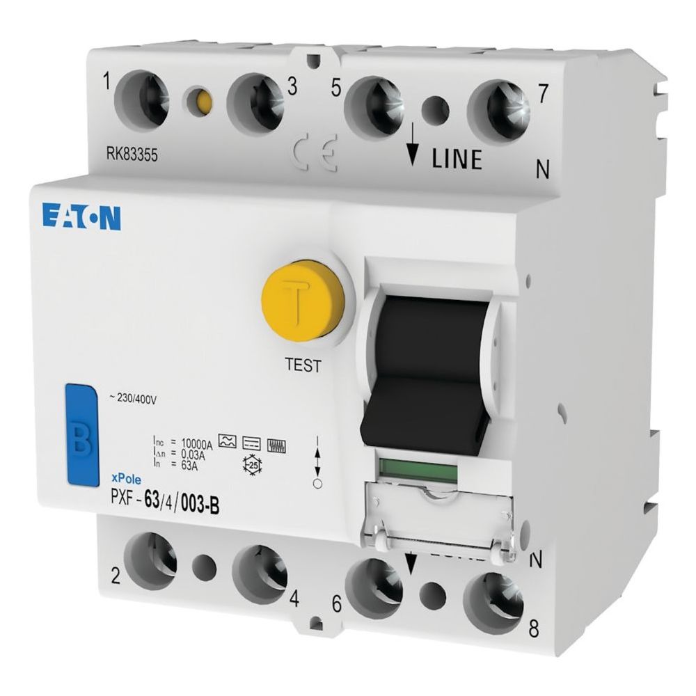 Eaton Fehlerstromschutzschalter xPole PXF-63/4/003-B, 63A, 4p, 30mA, Typ B, Grau... EATON-300302 9010238110588 (Abb. 3)