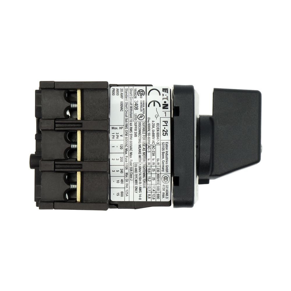 Eaton EIN-AUS-Schalter P1 P1-25 / E, 25A, 3-polig, Schwarz... EATON-038724 4015080387244 (Abb. 6)