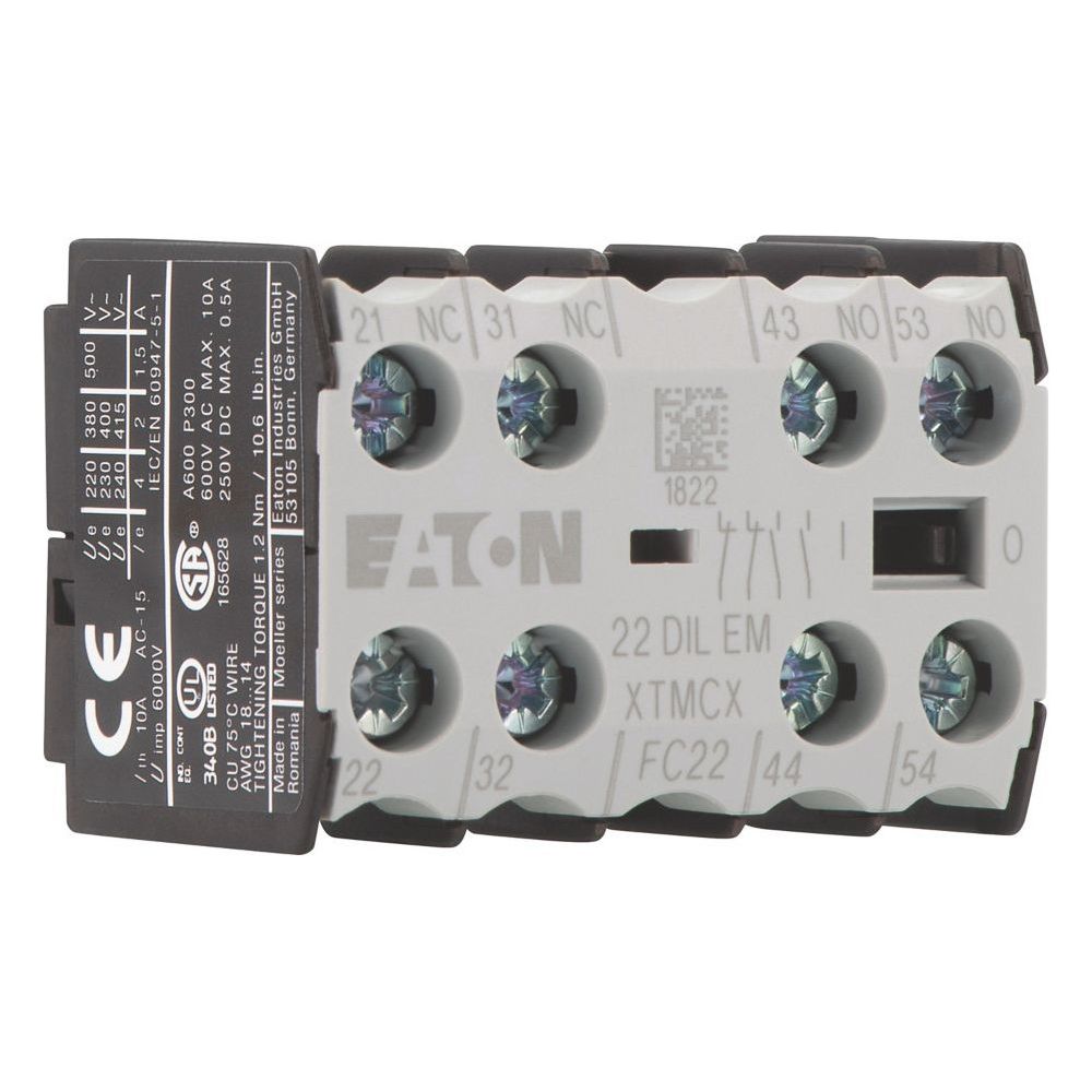 Eaton Hilfsschalterbaustein DILEM 22DILEM, 4-polig, 2 S, 2 Ö, Frontbefestigung, Schraubkl... EATON-010112 4015080101123 (Abb. 3)