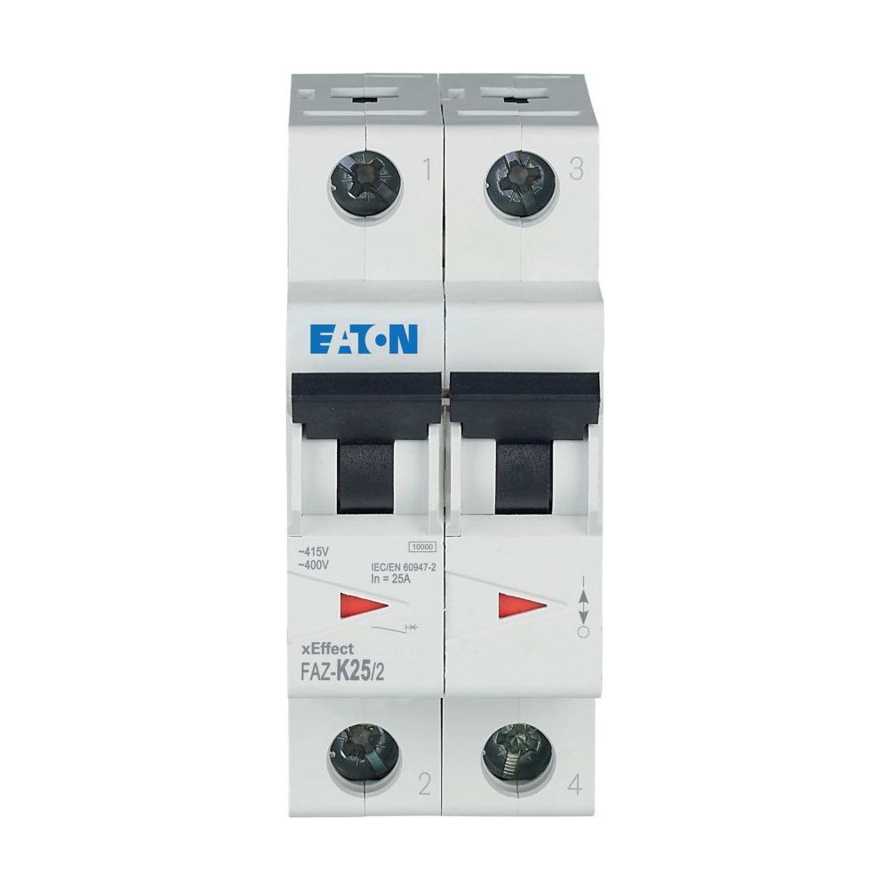 Eaton Leitungsschutzschalter xEffect FAZ-K25/2, 25 A, 2-polig, 400 V... EATON-278800 4015082788001 (Abb. 2)