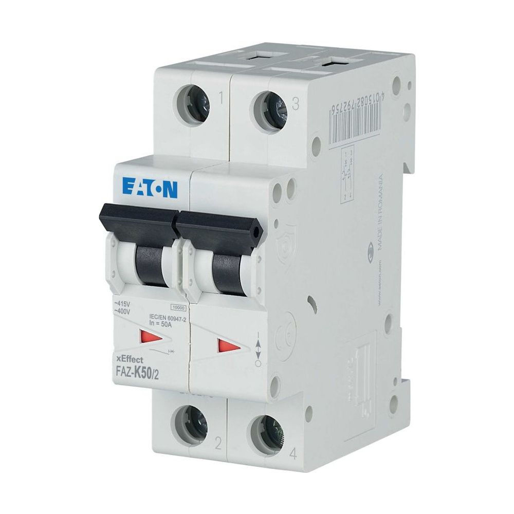 Eaton Leitungsschutzschalter xEffect FAZ-K50/2, 50 A, 2-polig, 400 V, IP20... EATON-278803 4015082788032 (Abb. 2)