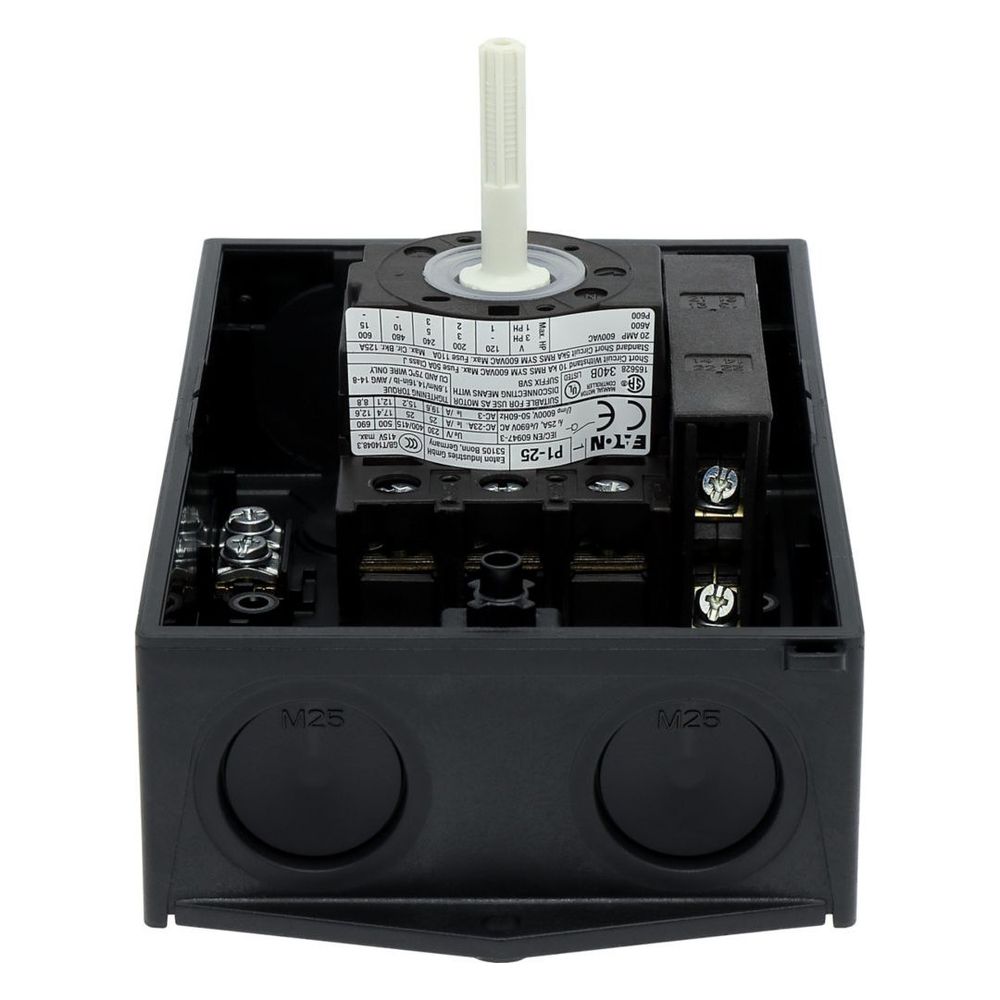 Eaton Hauptschalter P1 P1-25/I2/SVB/HI11, 25A, 3-polig, 13kW, Rot/Grau... EATON-207297 4015082072971 (Abb. 5)