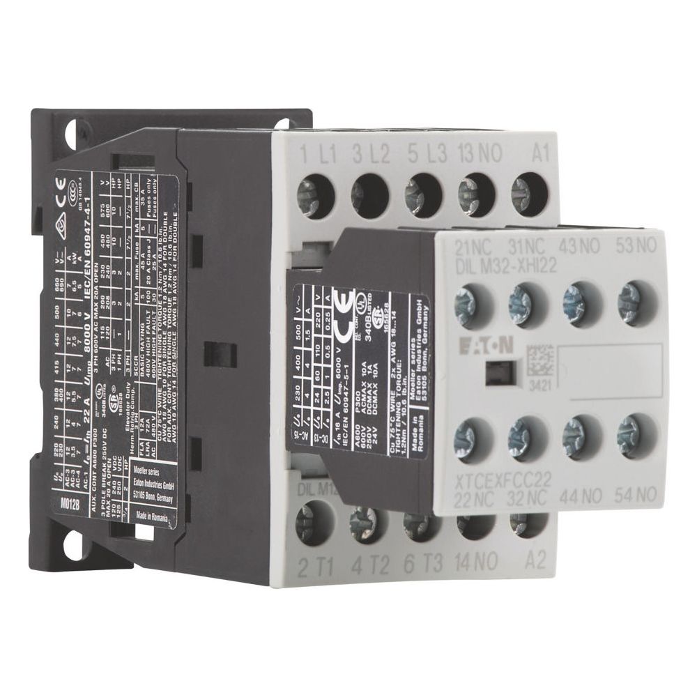 Eaton Leistungsschütz DILM DILM12-32, 5,5kW, 3-polig, 230V/240V, Schraubklemmen... EATON-276935 4015082769352 (Abb. 3)