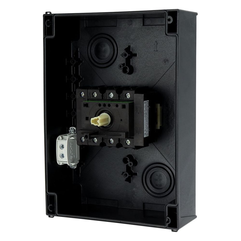 Eaton Hauptschalter P3 P3-100/I5/SVB/N, 100 A, 55 kW, 4-polig, Aufputzmontage, Grau, Rot... EATON-207379 4015082073794 (Abb. 9)