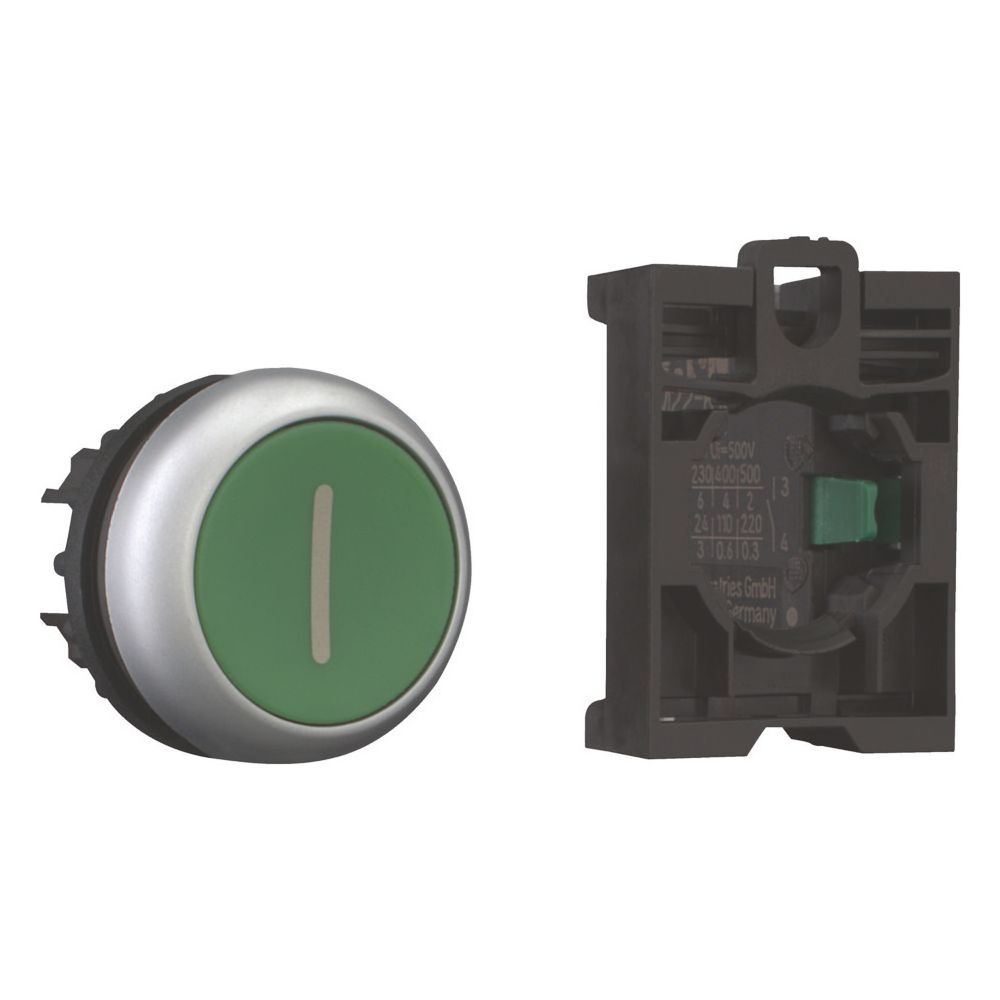 Eaton Drucktaster M22-D-G-X1/K10, 22,5mm, Kunststoff, Titan, Grün... EATON-216512 4015082165123 (Abb. 3)