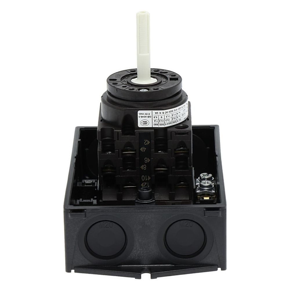 Eaton Hauptschalter T0 T0-3-8342/I1/SVB, 20A, 5,5kW, 6-polig, Grau... EATON-207159 4015082071592 (Abb. 5)