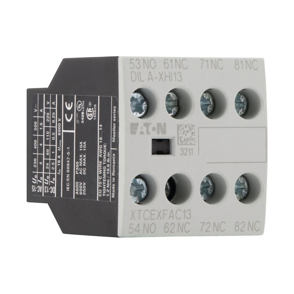 Eaton Hilfsschalterbaustein DILA DILA-XHI13, 16 A, 1 S 3 Ö, Frontbefestigung... EATON-276425 4015082764258 (Abb. 3)
