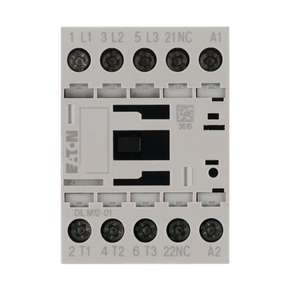 Eaton Leistungsschütz DILM12-01, 3-polig, 5,5kW, 230V 50Hz/240V 60Hz, 1 Ö, Schraubklemmen... EATON-276865 4015082768652 (Abb. 2)