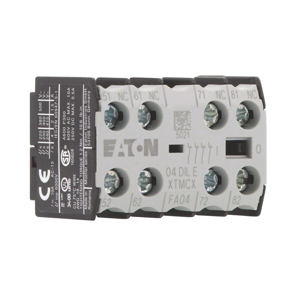 Eaton Hilfsschalterbaustein DILE 04DILE, 4-polig, 4 Ö, Frontbefestigung, Schraubanschluss... EATON-010256 4015080102564 (Abb. 3)