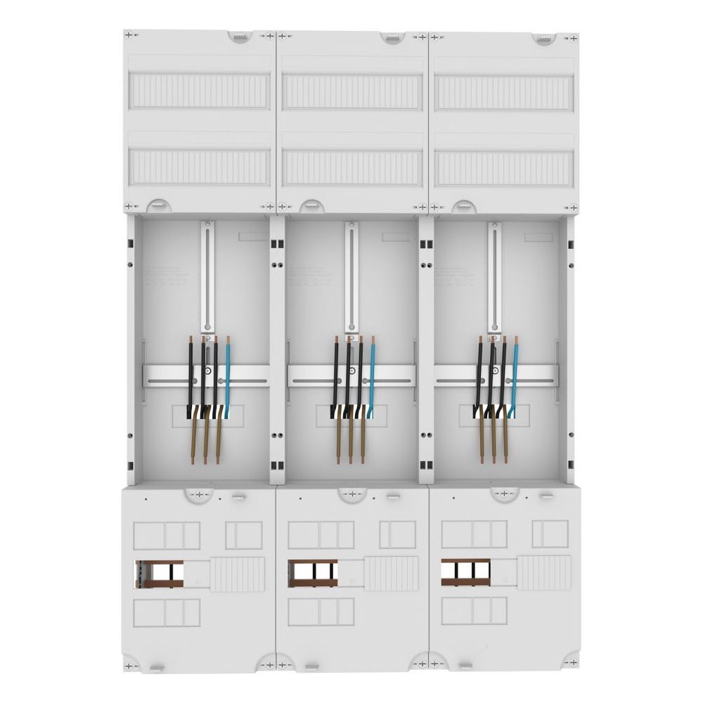 Eaton Zähler-Komplettschrank ZSD ZSD-Z37A1333, 1050x750x110mm, Weiß... EATON-260412 4015082604127 (Abb. 2)