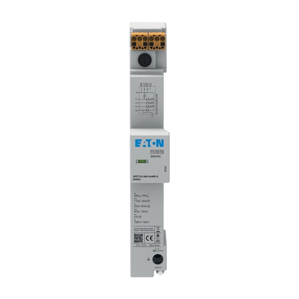 Eaton Blitzstrom- und Überspannungsableiter SPZT123-300/3 NPE-S, 240V, 1,5kV, IP20... EATON-EP-501043 9010653032755 (Abb. 2)