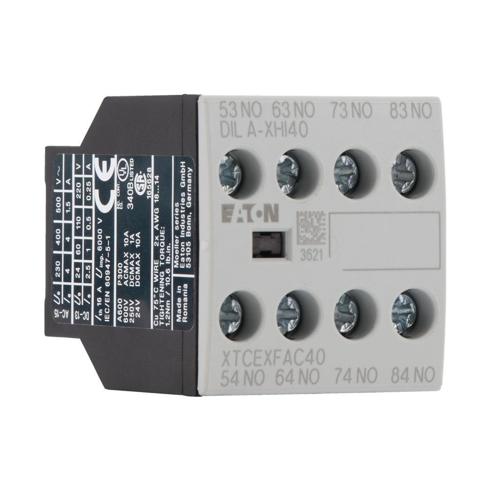Eaton Hilfsschalterbaustein DILA DILA-XHI40, 4-polig, 16A, Schraubklemmen, Frontbefestigu... EATON-276428 4015082764289 (Abb. 3)