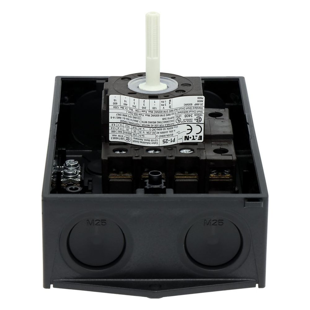 Eaton Hauptschalter P1 P1-25/I2/SVB/N, 25 A, 4-polig, Aufputzmontage, Grau/Rot... EATON-207298 4015082072988 (Abb. 5)