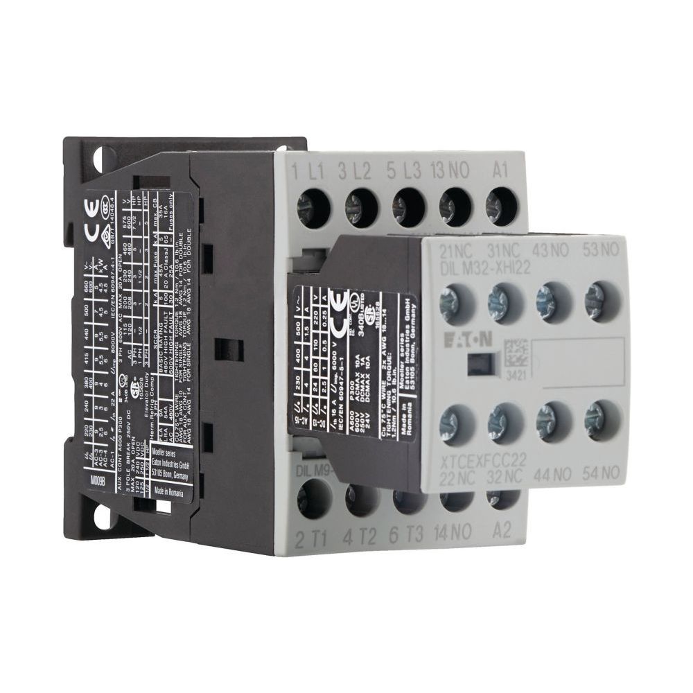 Eaton Leistungsschütz DILM9-32, 4kW, 3S 2Ö, 230V 50Hz, 240V 60Hz, Schraubklemmen, 45x68x1... EATON-276795 4015082767952 (Abb. 3)