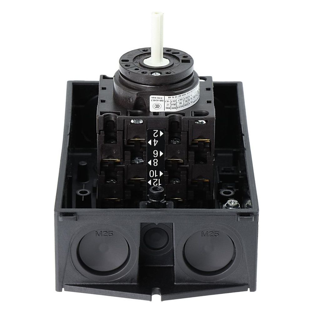 Eaton Umschalter T3 T3-4-8902/I2, 32A, 4 Kontakteinheiten, Kunststoff, Schwarz... EATON-215224 4015082152246 (Abb. 6)