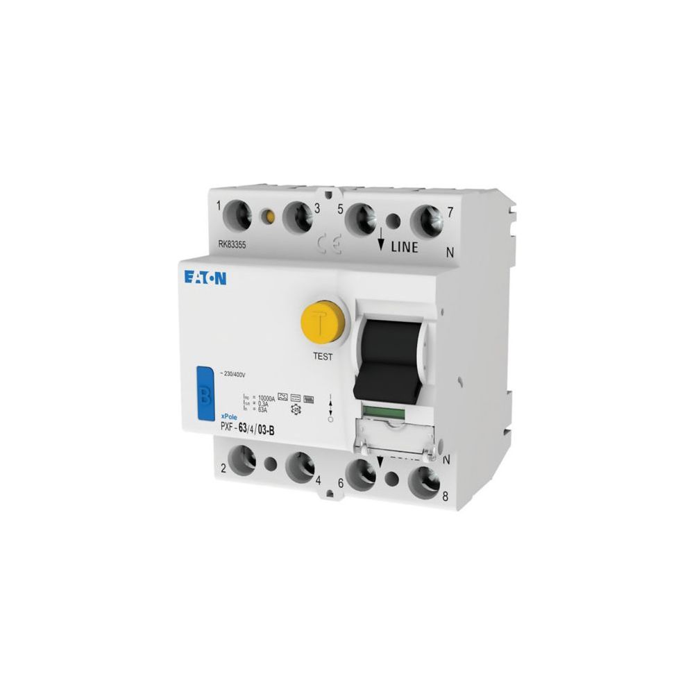 Eaton Fehlerstromschutzschalter xPole PXF-63/4/03-B, 63A, 4p, 300mA, Typ B, Grau... EATON-300303 9010238110595 (Abb. 2)