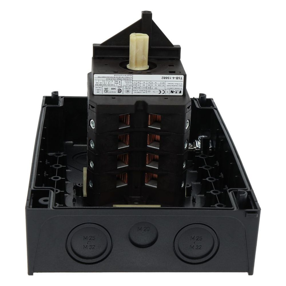 Eaton Hauptschalter T5B T5B-4-15682/I4/SVB, 63 A, 6-polig, 30 kW, 204x160x240mm, Grau... EATON-207246 4015082072469 (Abb. 5)