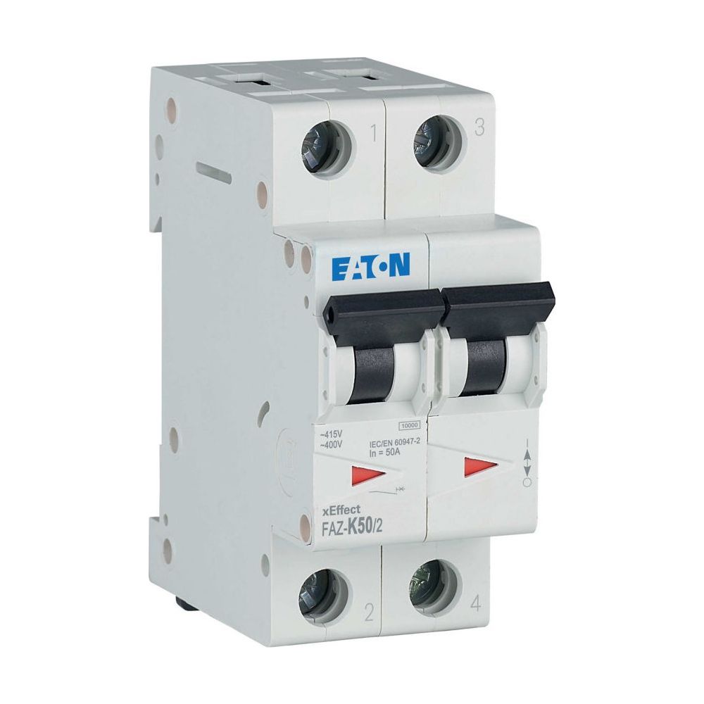 Eaton Leitungsschutzschalter xEffect FAZ-K50/2, 50 A, 2-polig, 400 V, IP20... EATON-278803 4015082788032 (Abb. 3)
