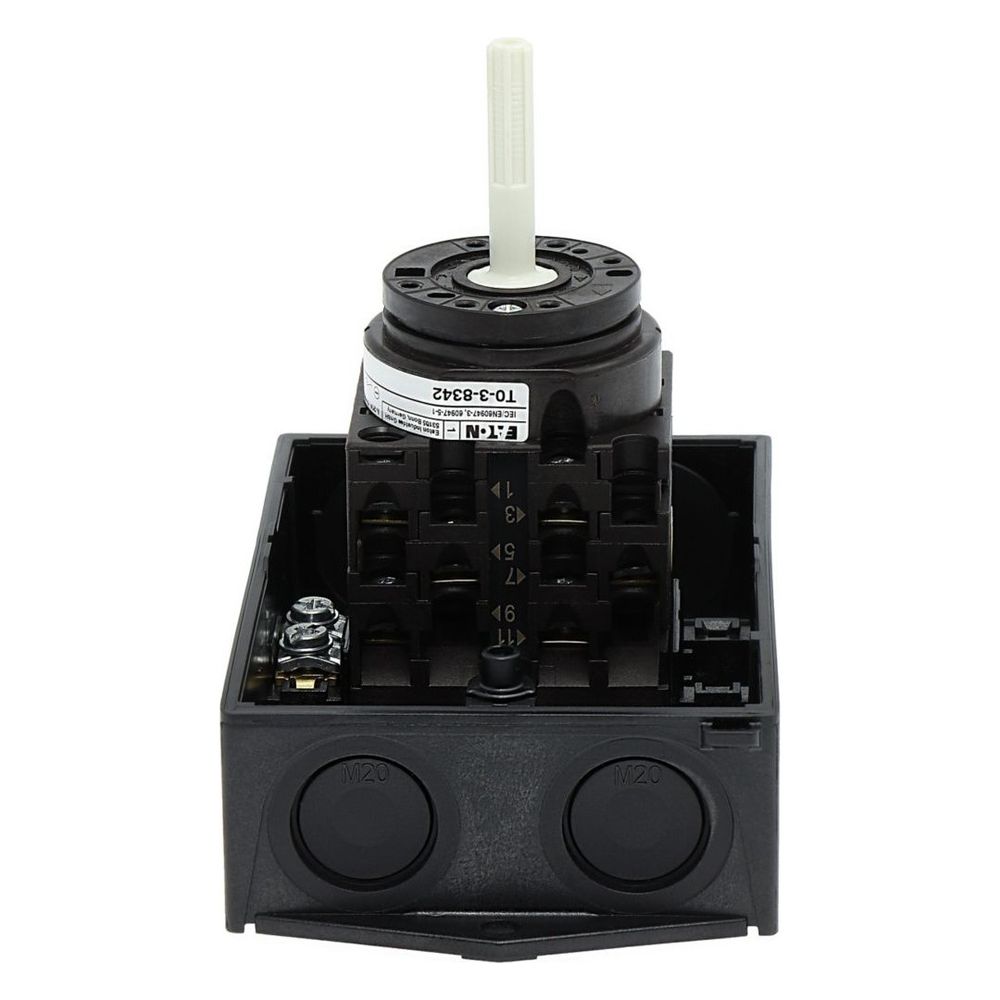 Eaton Hauptschalter T0 T0-3-8342/I1/SVB, 20A, 5,5kW, 6-polig, Grau... EATON-207159 4015082071592 (Abb. 4)