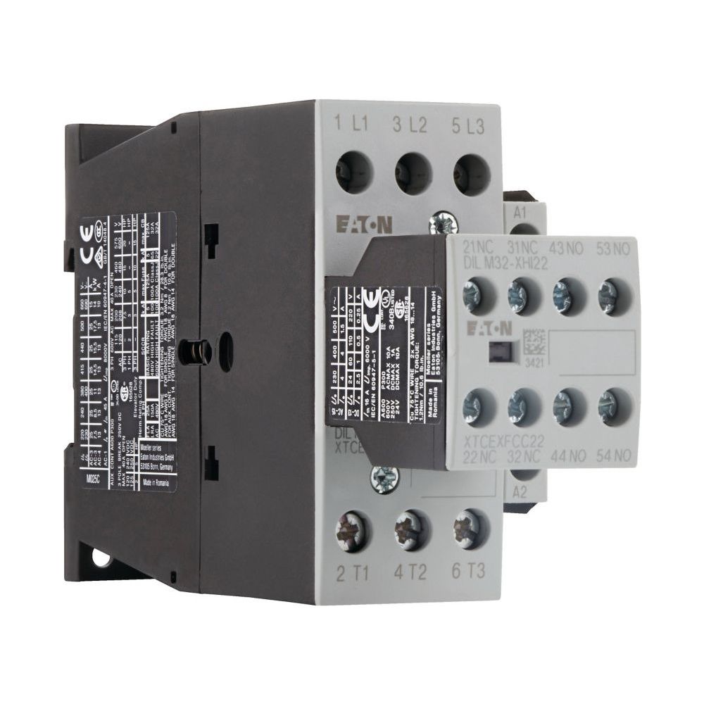 Eaton Leistungsschütz DILM25-32, 11kW, 3-polig, 230V/240V, 3 S, 2 Ö, Schraubklemmen, 85x4... EATON-277228 4015082772284 (Abb. 3)