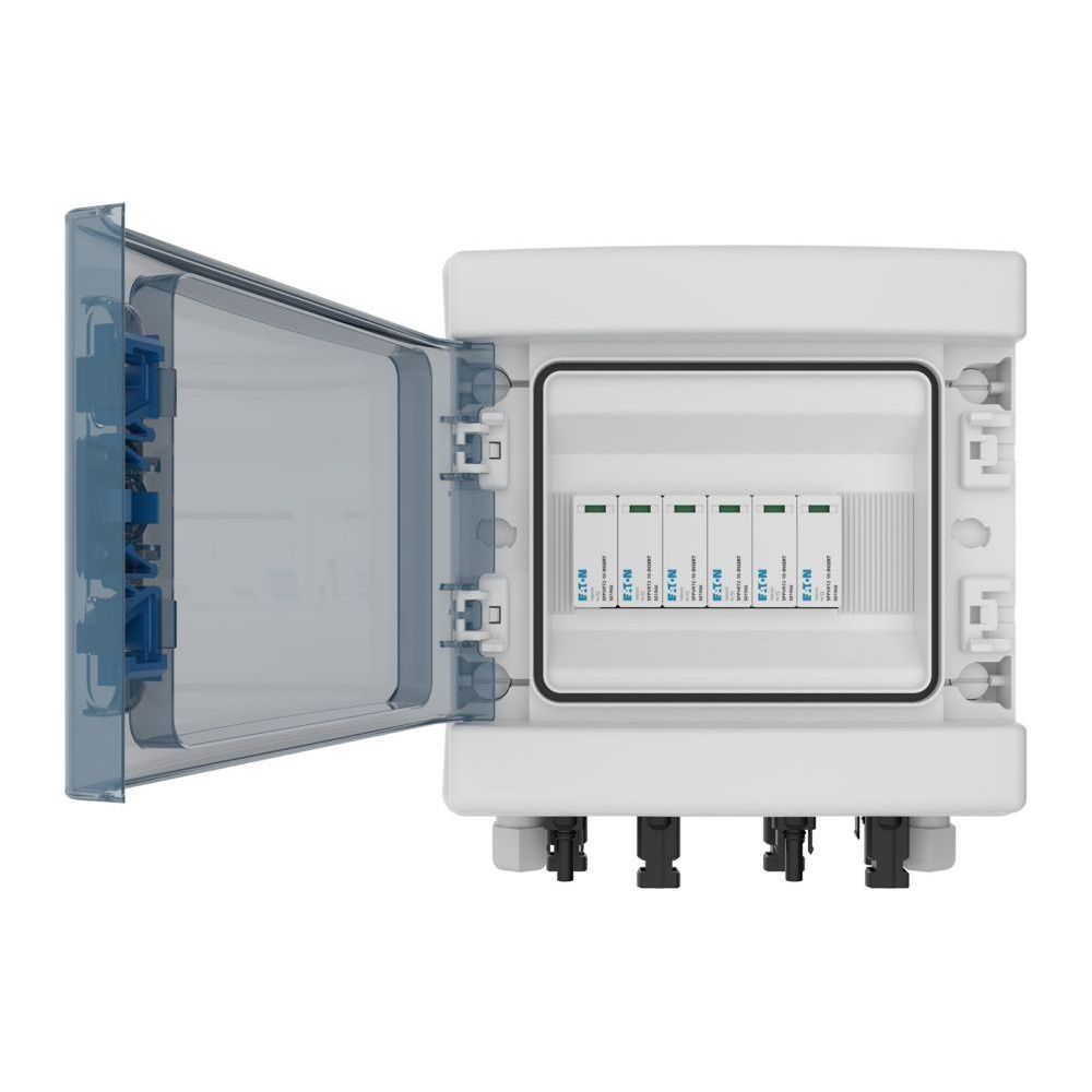 Eaton Photovoltaik-DC-Stringbox IKA-SOL20-X22-T2-1/8, 2x IN + 2x OUT, IP65, Polycarbonat,... EATON-501989 9010653063919 (Abb. 2)