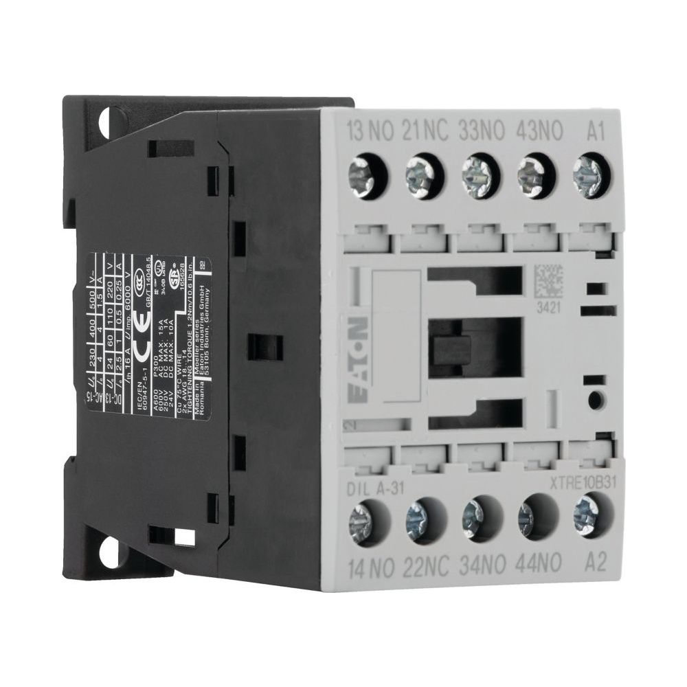 Eaton Hilfsschütz DILA DILA-31, 230V 50Hz 240V 60Hz, 3 Schließer 1 Öffner, Schraubklemmen... EATON-276364 4015082763640 (Abb. 3)