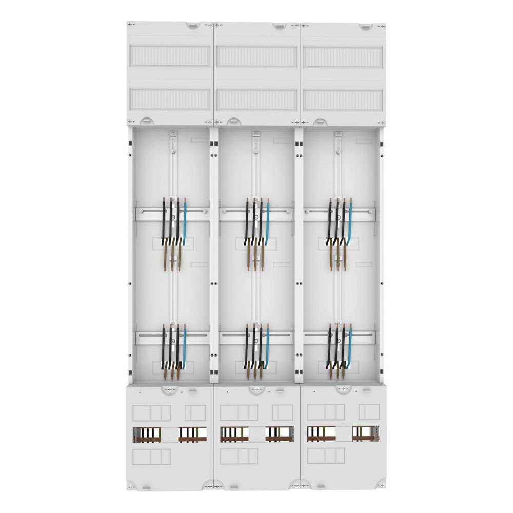 Eaton Zähler-Komplettschrank ZSD-Z39A1075, 1350x750x110mm, Weiß... EATON-230816 4015082308162 (Abb. 2)
